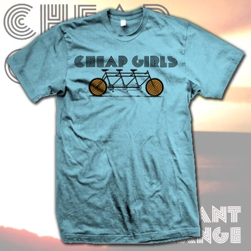 Bike Light Blue T-Shirt