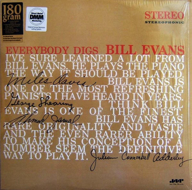 Bill Evans - Everybody Digs Bill Evans (LP, Album, Ltd, RE, RM, 180) (Mint (M))