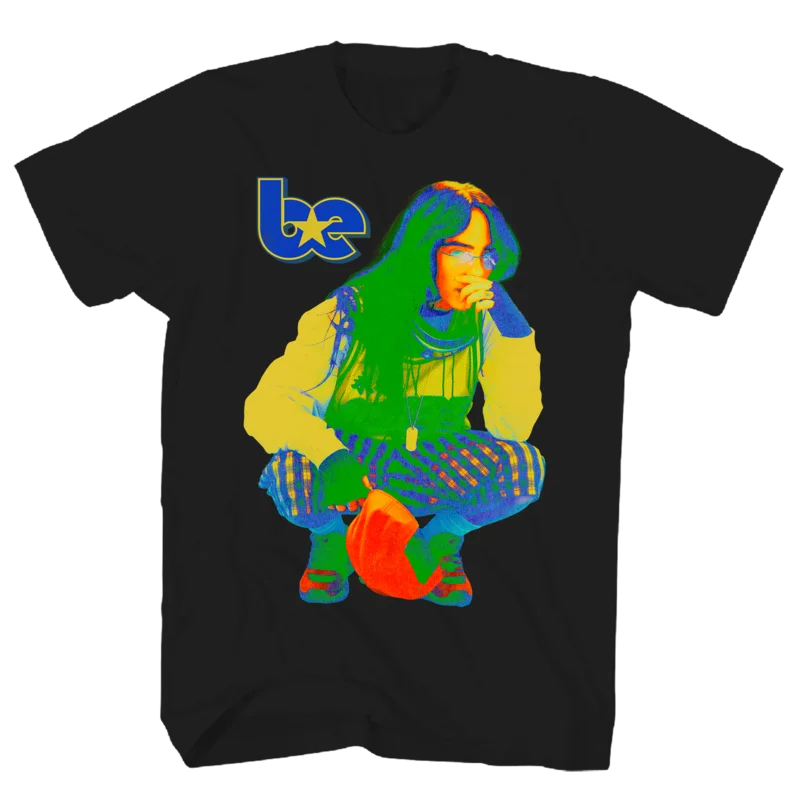 BILLIE EILISH BE DESIGN RECYCLED ECO MAX BLACK T-SHIRT BLACK