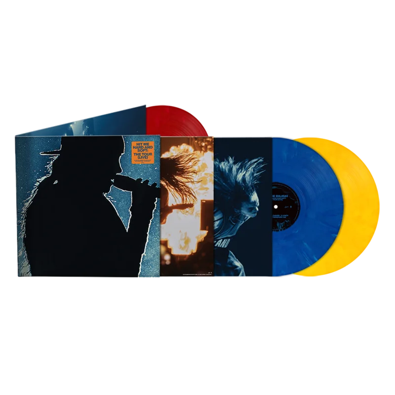 BILLIE EILISH 'HIT ME HARD AND SOFT: THE TOUR (LIVE)' 3LP (Recycled Color Vinyl)