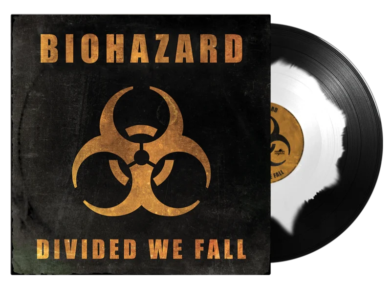 BIOHAZARD DIVIDED WE FALL LP (Exclusive  Limited to 400, White/Black Corona Vinyl)