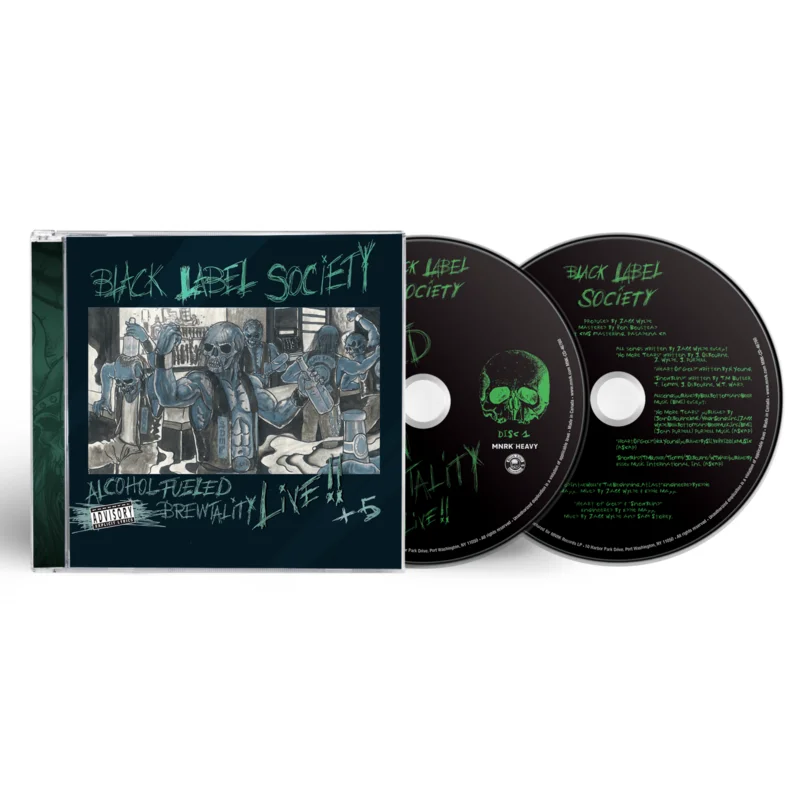 BLACK LABEL SOCIETY 'ALCOHOL FUELED BREWTALITY' CD