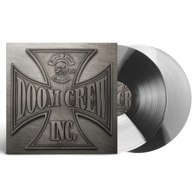 BLACK LABEL SOCIETY 'DOOM CREW INC.' 2LP (Limited Edition  Only 500 Made, Grey, Black, & White Vinyl)