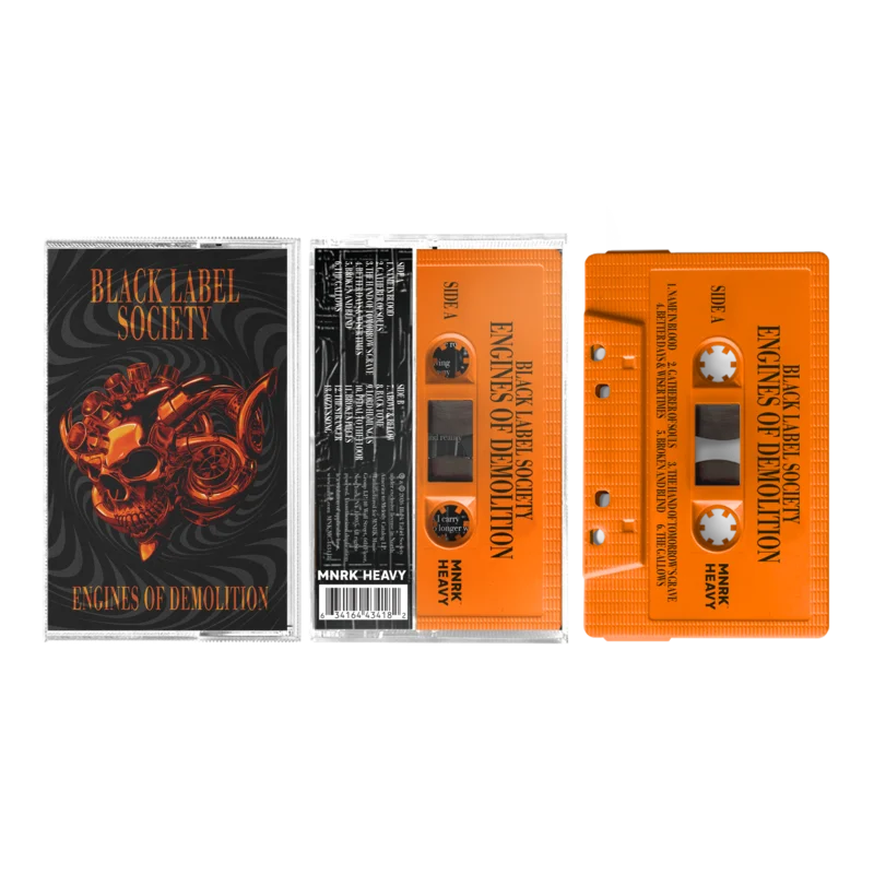 BLACK LABEL SOCIETY 'ENGINES OF DEMOLITION' CASSETTE (Orange)