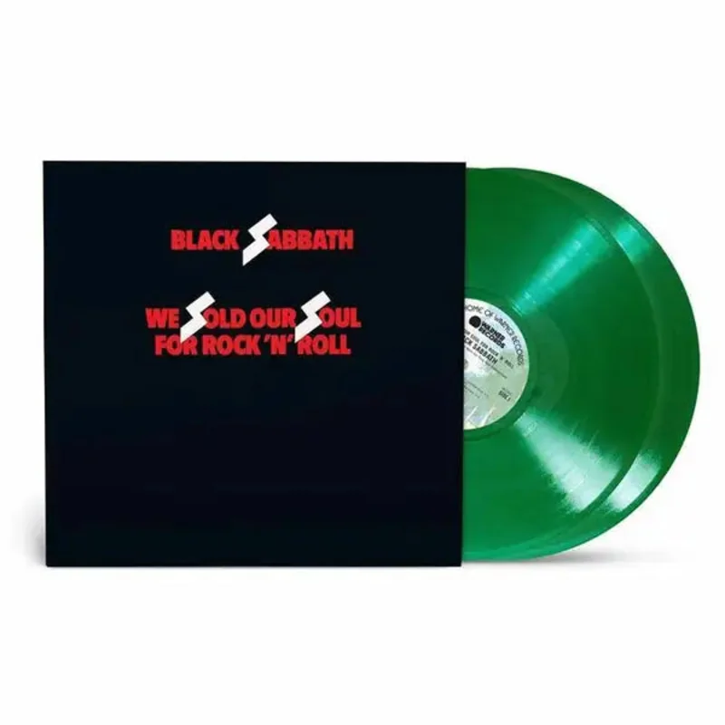 BLACK SABBATH 'WE SOLD OUR SOUL FOR ROCK 'N' ROLL' 2LP (180 Gram Clear Green Vinyl)
