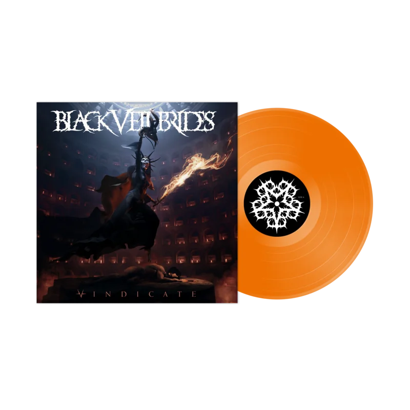 BLACK VEIL BRIDES VINDICATE LP (Exclusive  Limited to 500, Transparent Orange Vinyl)