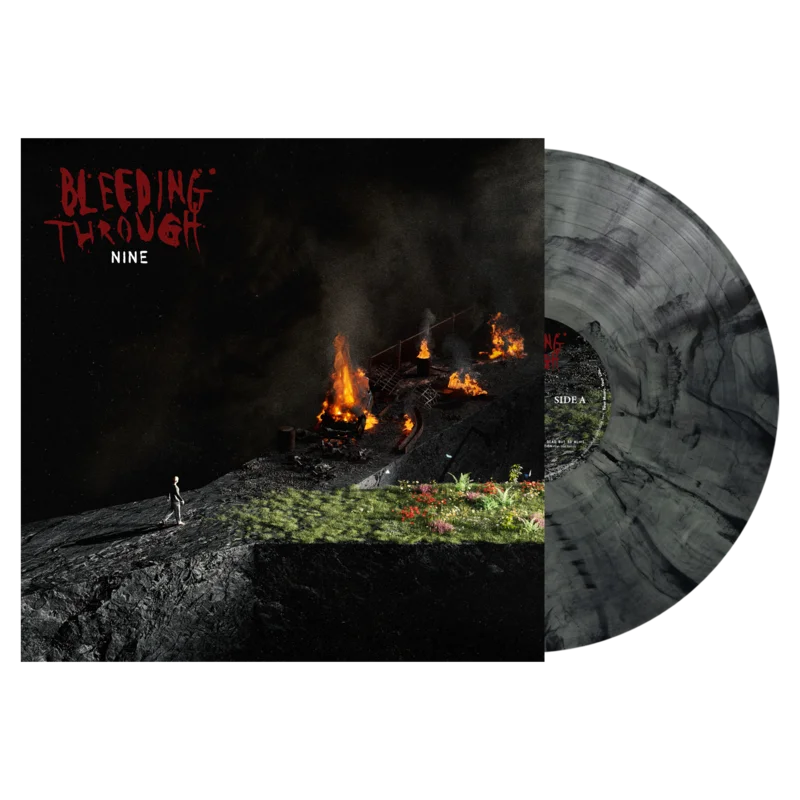 Bleeding Through - NINE - Bottle Clear Black Marble Vinyl