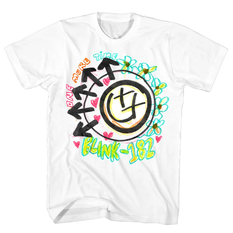 BLINK 182 "WHITE CRAYON" T-SHIRT