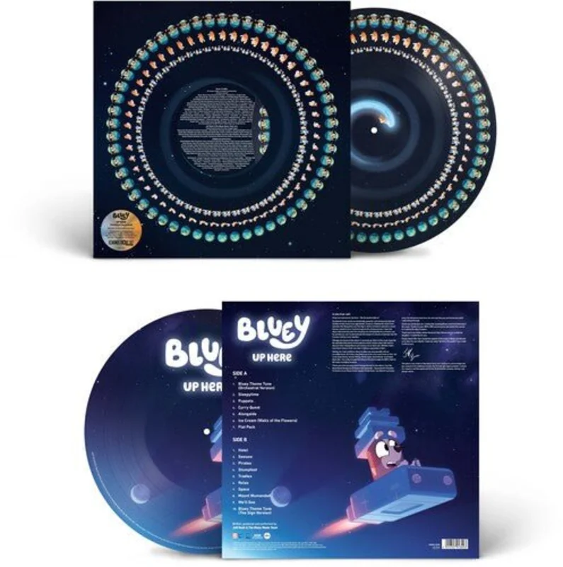 Bluey, Up Here - Limited RSD 2026 Zoetrope Picture Disc Vinyl