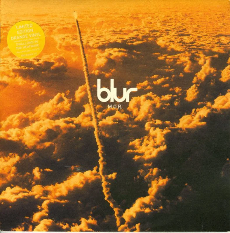 Blur - M.O.R. (7", Single, Ltd, Ora) (Very Good Plus (VG+))