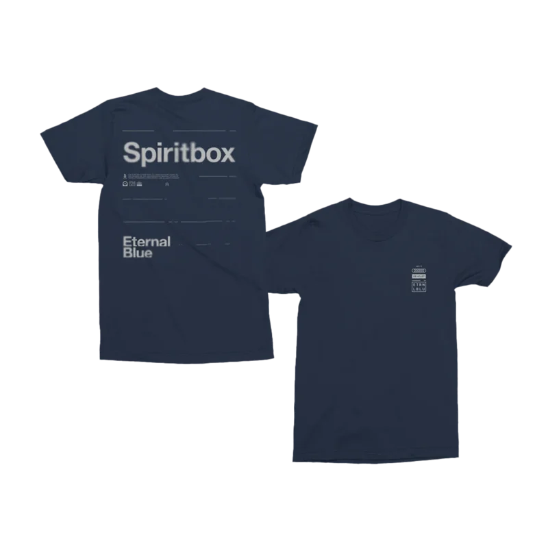 Blurred Navy T-Shirt