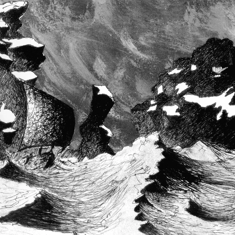 BLUT AUS NORD 'ULTIMA THULE' LP Electric Blue/ Silver Merge Heavy Vinyl)