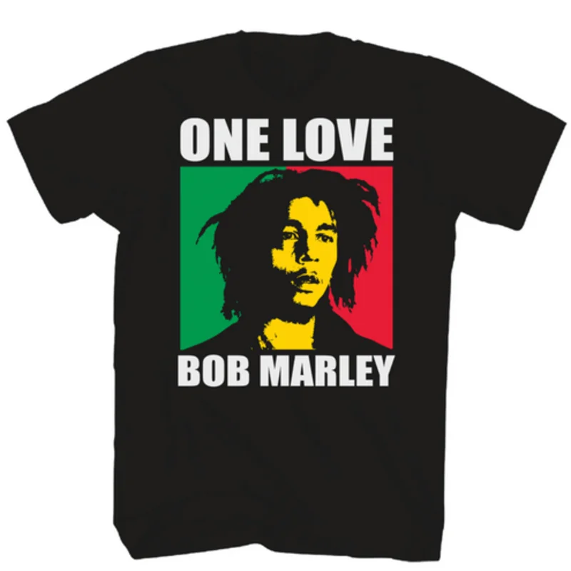 BOB MARLEY ONE LOVE BLACK T-SHIRT BLACK