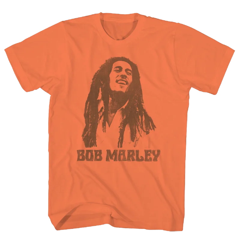 BOB MARLEY PHOTO TEE ORANGE T-SHIRT ORANGE