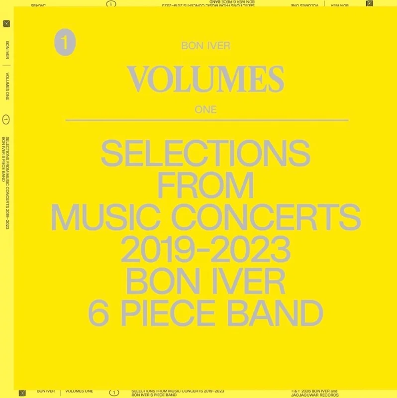 Bon Iver - Volumes: One - Selections From Music Concerts 2019-2023 Bon Iver 6 Piece Band