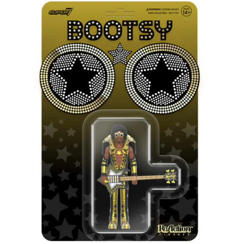 BOOTSY COLLINS BLACK & GOLD REACTION FIGURE