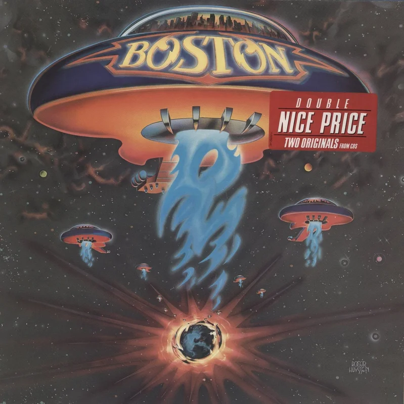 Boston Boston/Don't Look Back UK 2-LP vinyl set