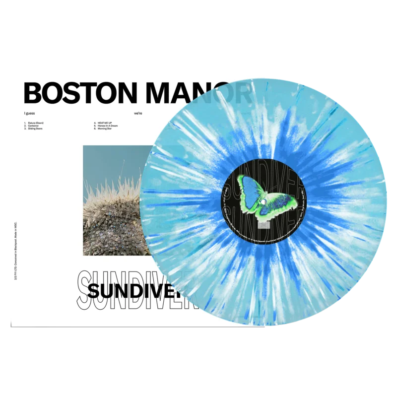 Boston Manor - Sundiver White/Blue Curacao Splatter Vinyl