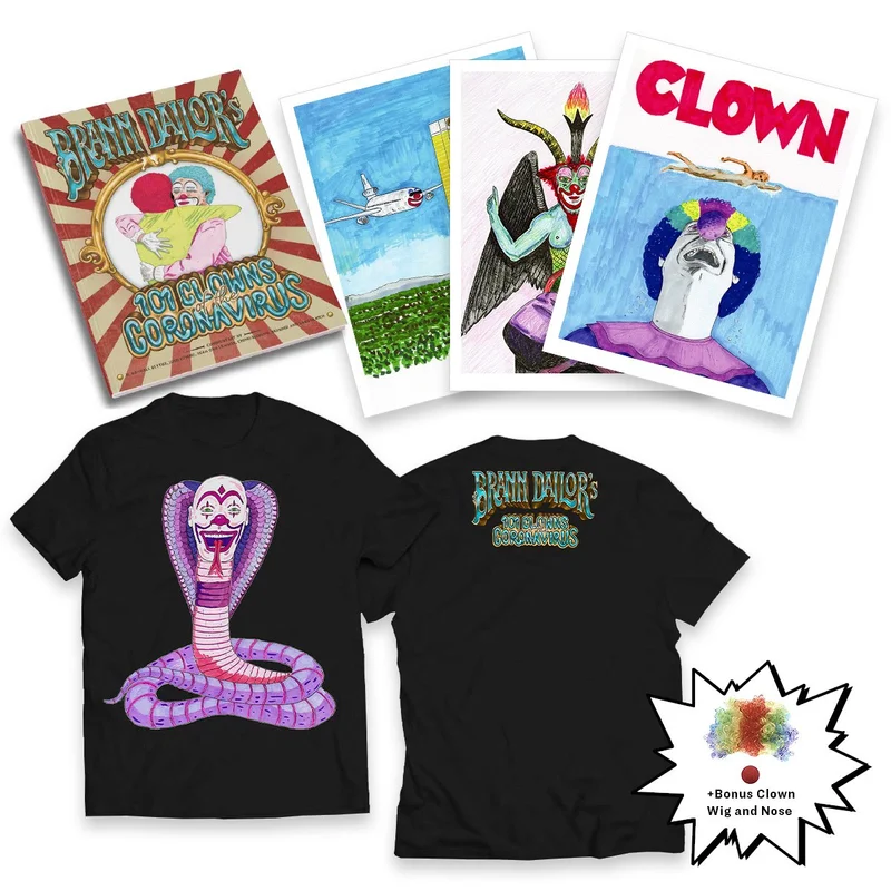 BRANN DAILORS 101 CLOWNS OF THE CORONAVIRUS AUTOGRAPHED MEGA-BUNDLE ONLY 100 AVAILABLE