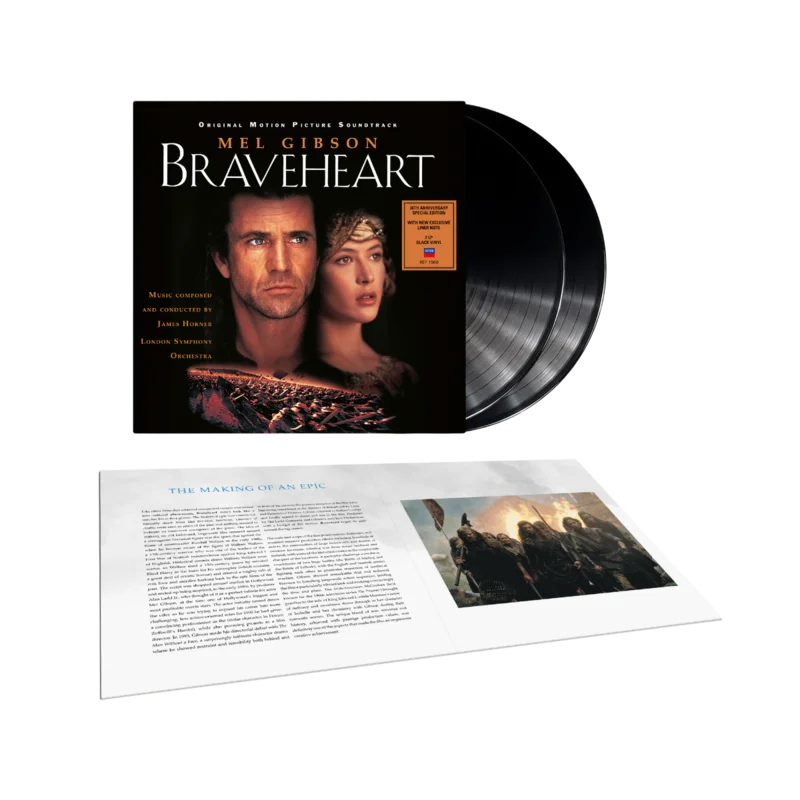 Braveheart (Original Motion Picture Soundtrack - 30th Anniversary Edition) - Black Vinyl