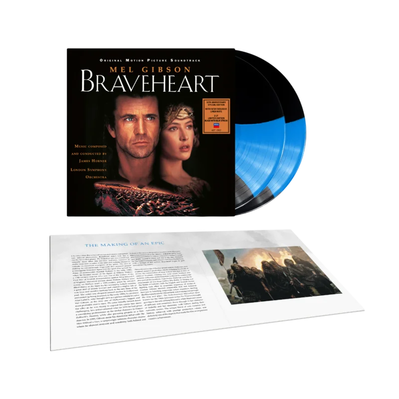 Braveheart (Original Motion Picture Soundtrack - 30th Anniversary Edition) - Blue Streak Vinyl
