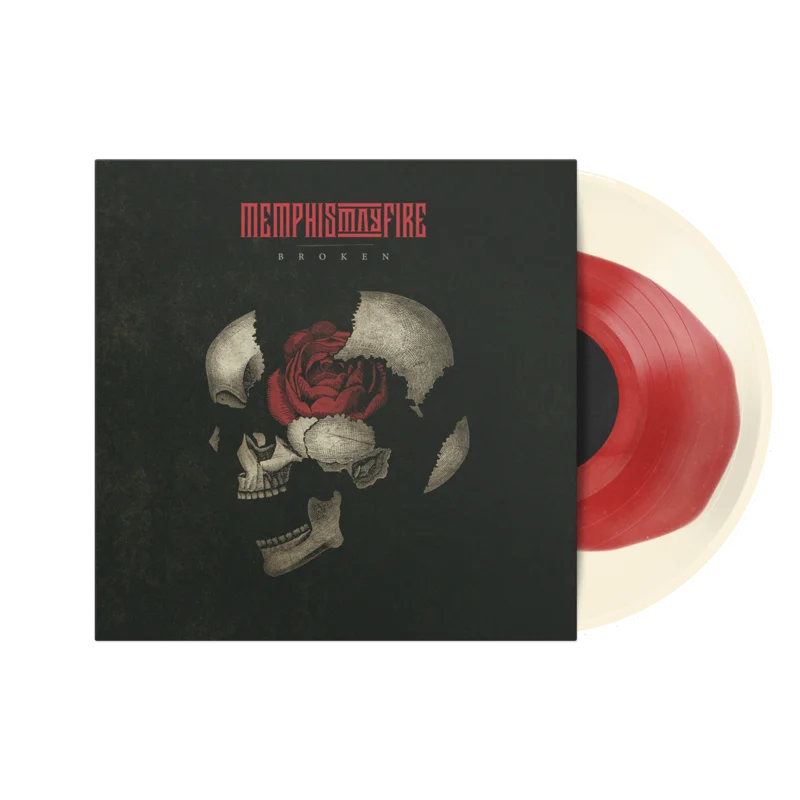 Broken Color In Color Bone & Red Vinyl LP