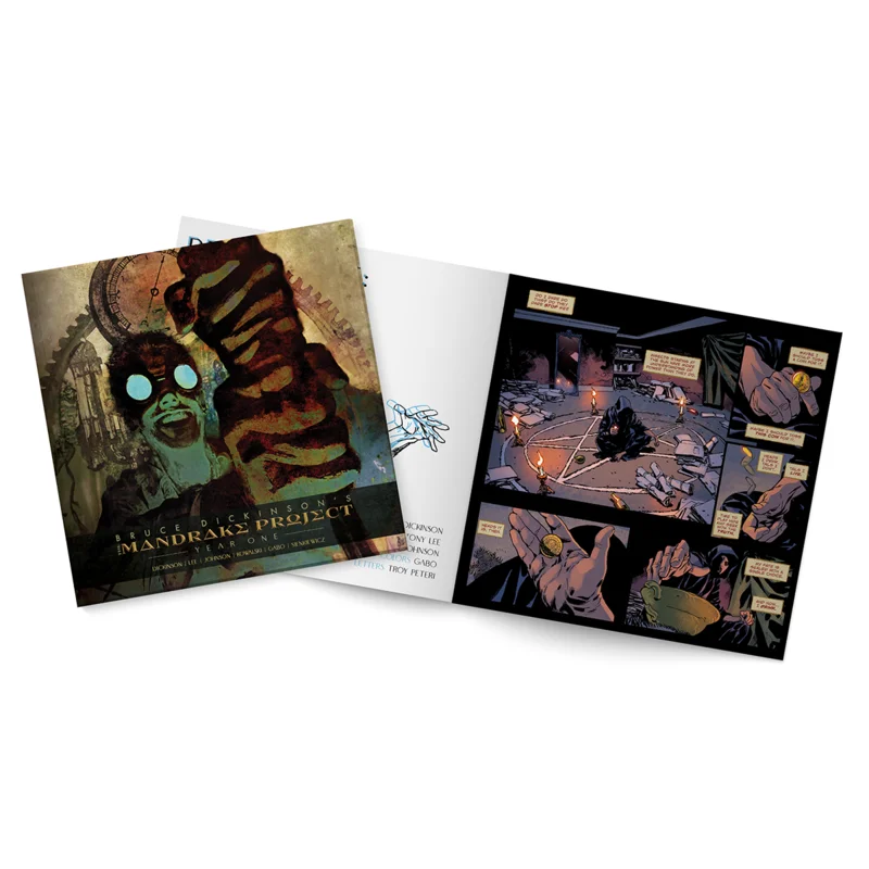 BRUCE DICKINSON 'THE MANDRAKE PROJECT: YEAR ONE' GRAPHIC NOVEL (Limited Edition Cover  Only 500 made)