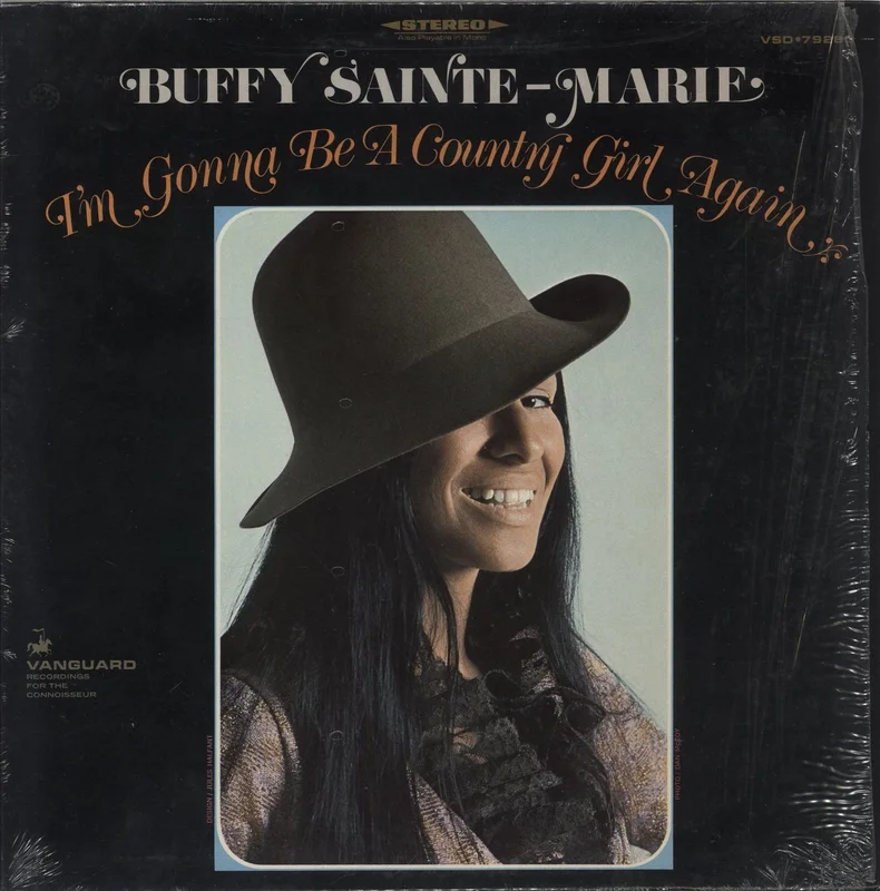 Buffy Sainte-Marie I'm Gonna Be A Country Girl Again US Vinyl LP