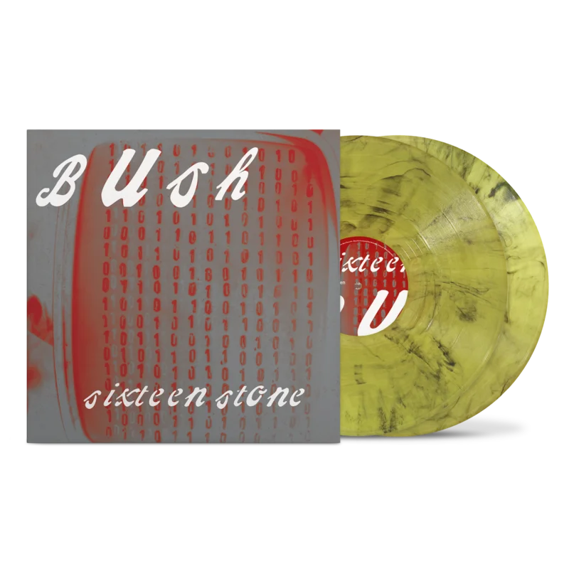 BUSH 'SIXTEEN STONE 30TH ANNIVERSARY 2LP (Limited Edition  Only 500 Made, Highlighter Smoke Vinyl)
