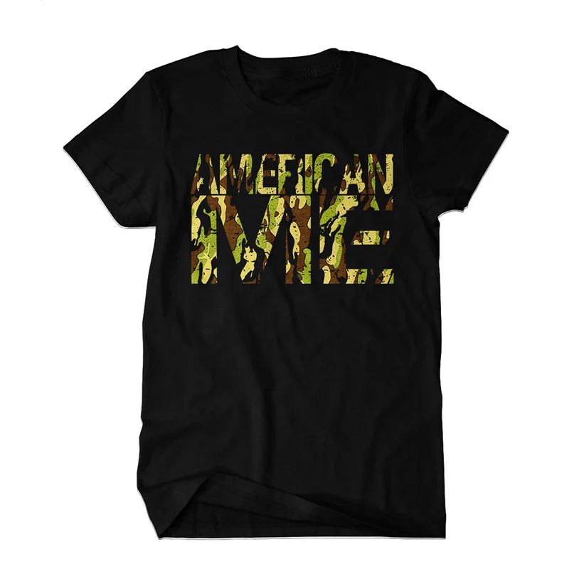 Camo Logo Black T-Shirt