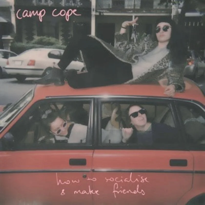 CAMP COPE 'HOW TO SOCIALIZE & MAKE FRIENDS' LP (Baby Pink & Black Swirl Vinyl)