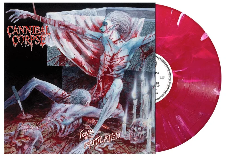 CANNIBAL CORPSE 'TOMB OF THE MUTILATED' LP (Red Slushie Vinyl)