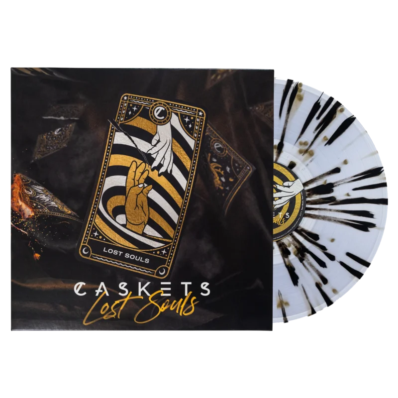 Caskets - 'Lost Souls' Clear w/ Gold & Black Splatter Vinyl