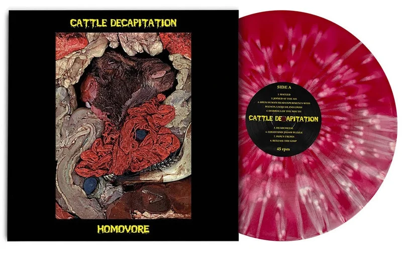 CATTLE DECAPITATION 'HOMOVORE' LP (Limited Edition  Only 300 Made, "Streptococci" Splatter Vinyl)