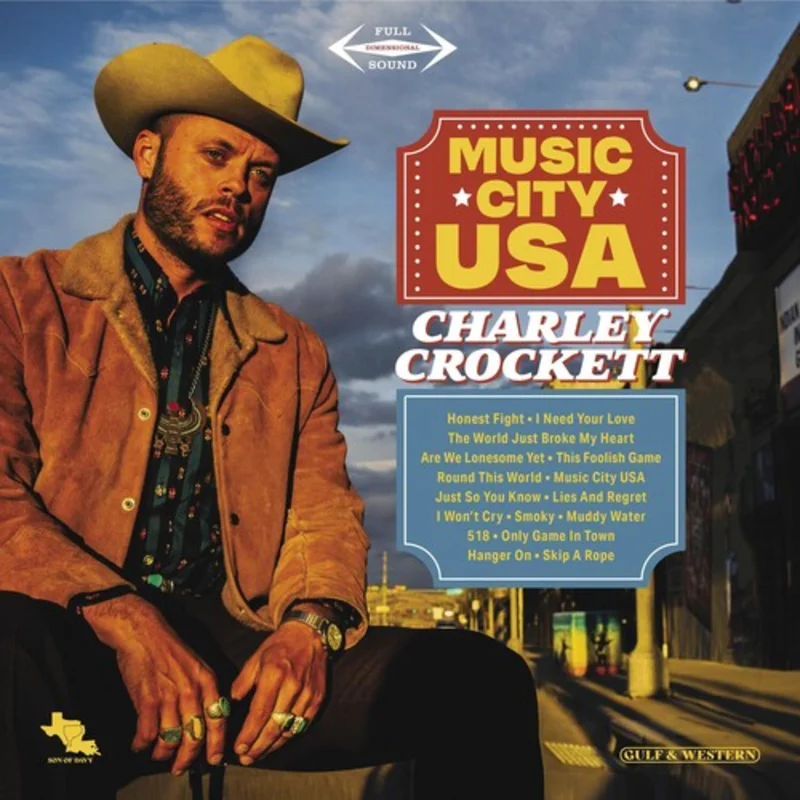 CHARLEY CROCKETT 'MUSIC CITY USA' LP