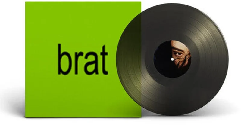 CHARLI XCX 'BRAT' LP (Black Ice Vinyl)