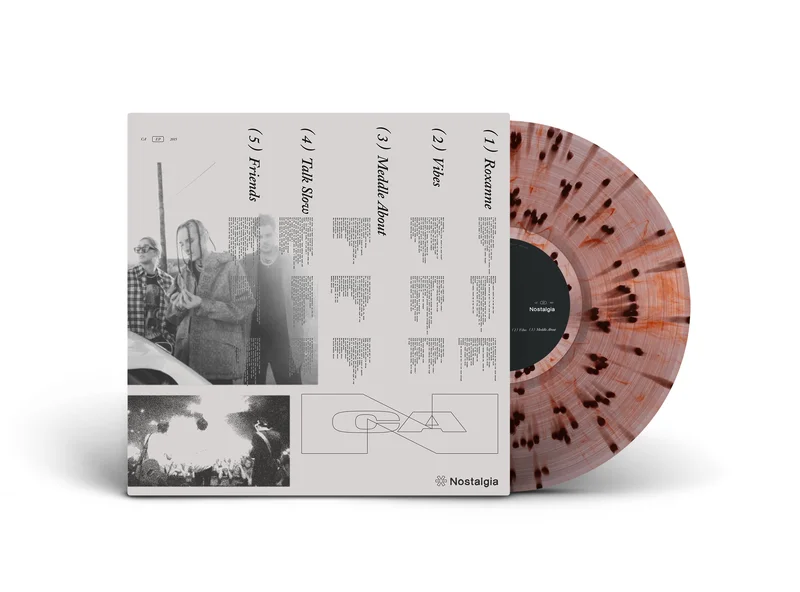 CHASE ATLANTIC NOSTALGIA' 12" EP (Translucent Orange/Brown Splatter Vinyl)