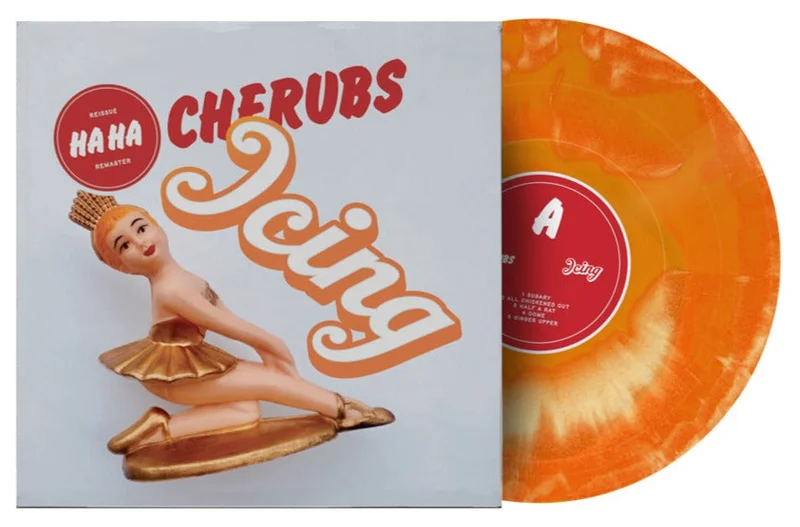 CHERUBS ICING LP (Limited Edition  Only 200 Made, White & Orange A Side/B Side Vinyl)