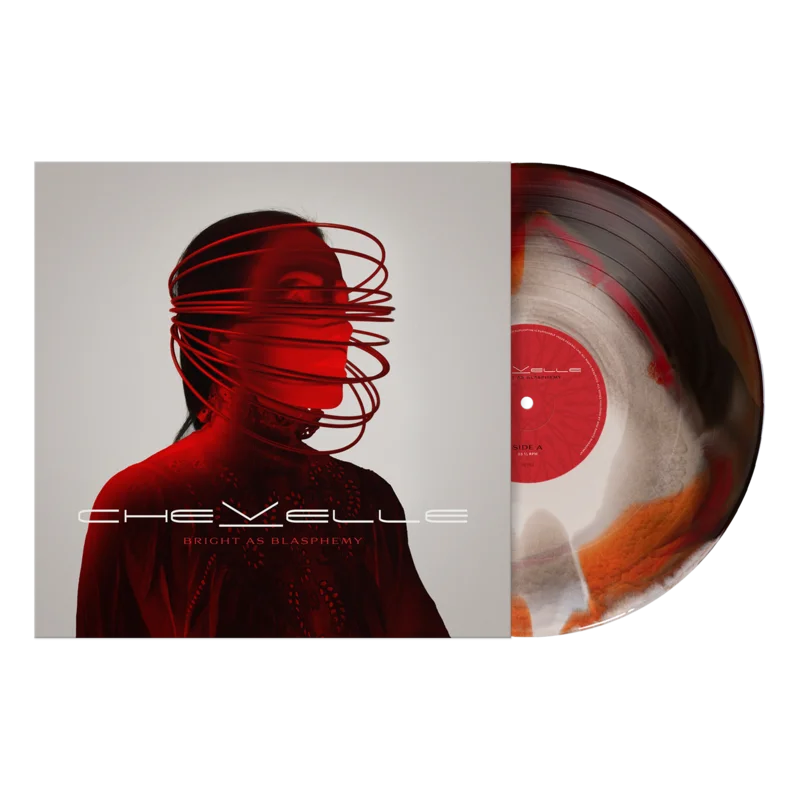CHEVELLE 'BRIGHT AS BLASPHEMY' LP (Limited Edition  Only 500 Made, Bone, Ruby, and Black Ice Smush Vinyl)