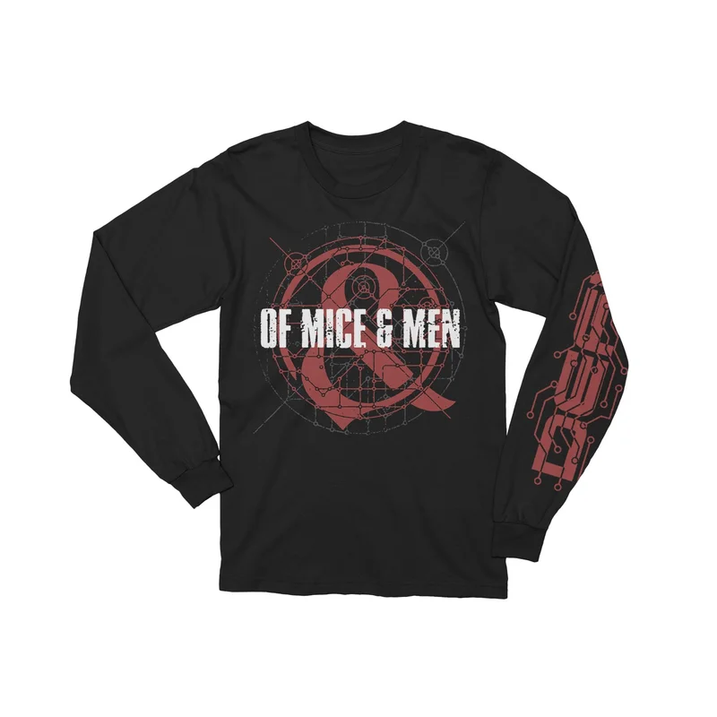 Circuit Board Black Long Sleeve
