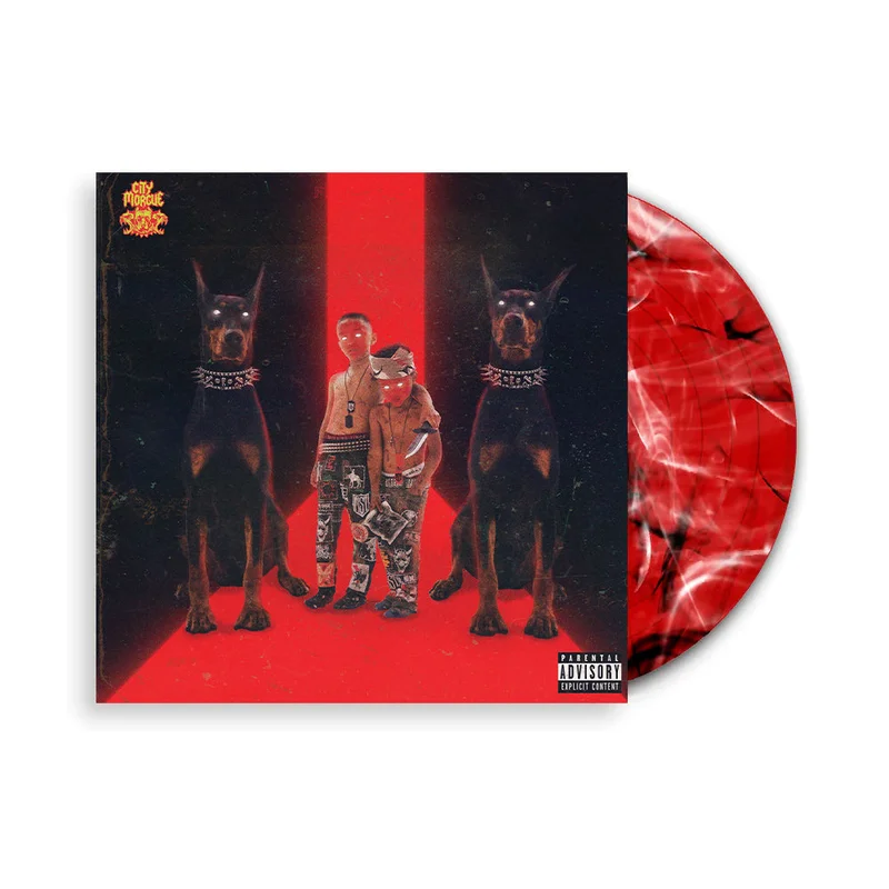 CITY MORGUE VOL. 2 AS GOOD AS DEAD LP (Limited Edition, Clear, Red, Black, & White Swirl Vinyl)