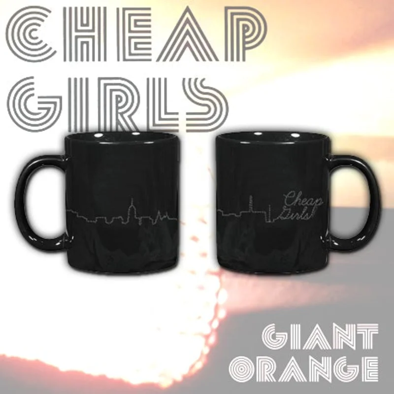 Cityscape Black Coffee Mug