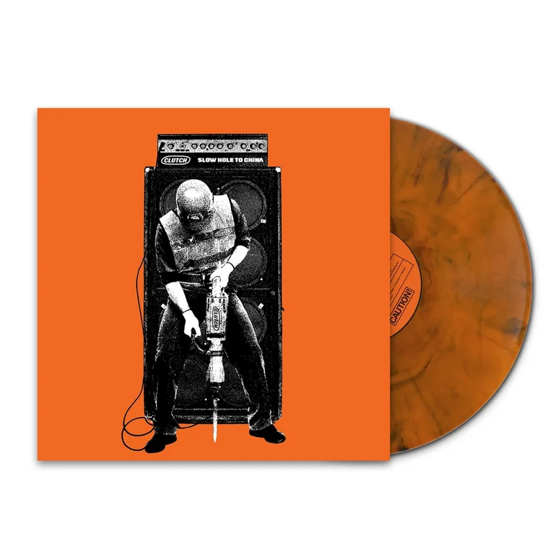 CLUTCH 'SLOW HOLE TO CHINA' LP (Orange Smoke Vinyl)