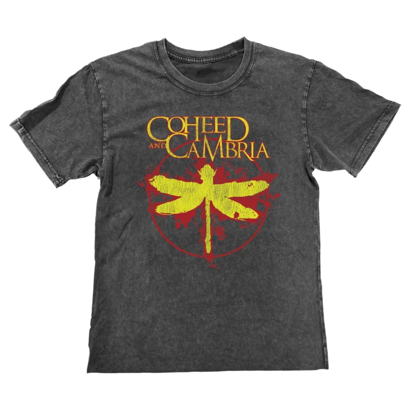 COHEED AND CAMBRIA "DRAGONFLY" LIMITED EDITION EXCLUSIVE STONEWASH T-SHIRT