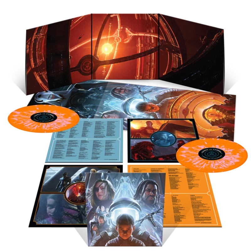 COHEED AND CAMBRIA 'VAXIS II: A WINDOW OF THE WAKING MIND' LIMITED EDITION ORANGE WITH PINK SWIRL 2LP  ONLY 1000 MADE
