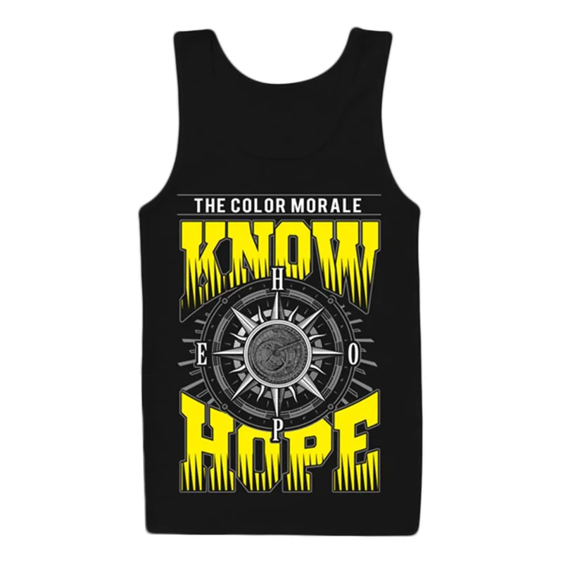 Compass Black Tank Top