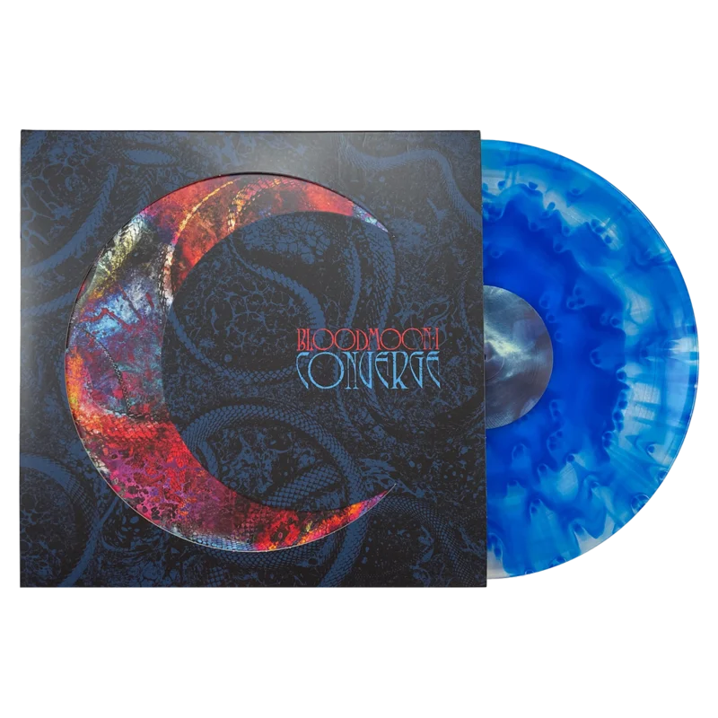 CONVERGE BLOODMOON LIMITED EDITION CLOUDY CLEAR & NAVY 2LP  ONLY 500 MADE