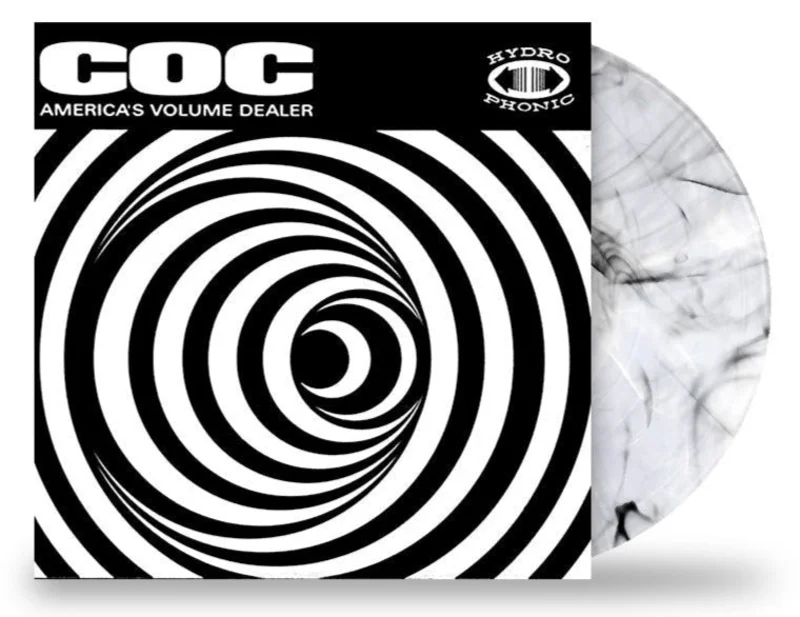 CORROSION OF CONFORMITY AMERICA'S VOLUME DEALER LP (Limited Edition  Only 250 made, "Clear With Black and White Smoke" Vinyl)