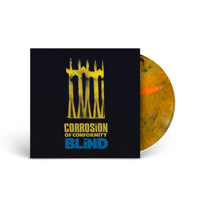 CORROSION OF CONFORMITY BLIND LIMITED EDITION YELLOW & BLACK MARBLE 2LP  ONLY 350 MADE