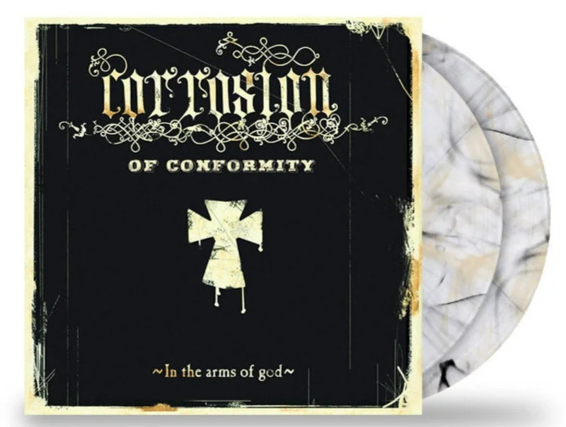 CORROSION OF CONFORMITY IN THE ARMS OF GOD 2LP (Limited Edition  Only 300 made, "Clear With Black and Natural Smoke" Vinyl)